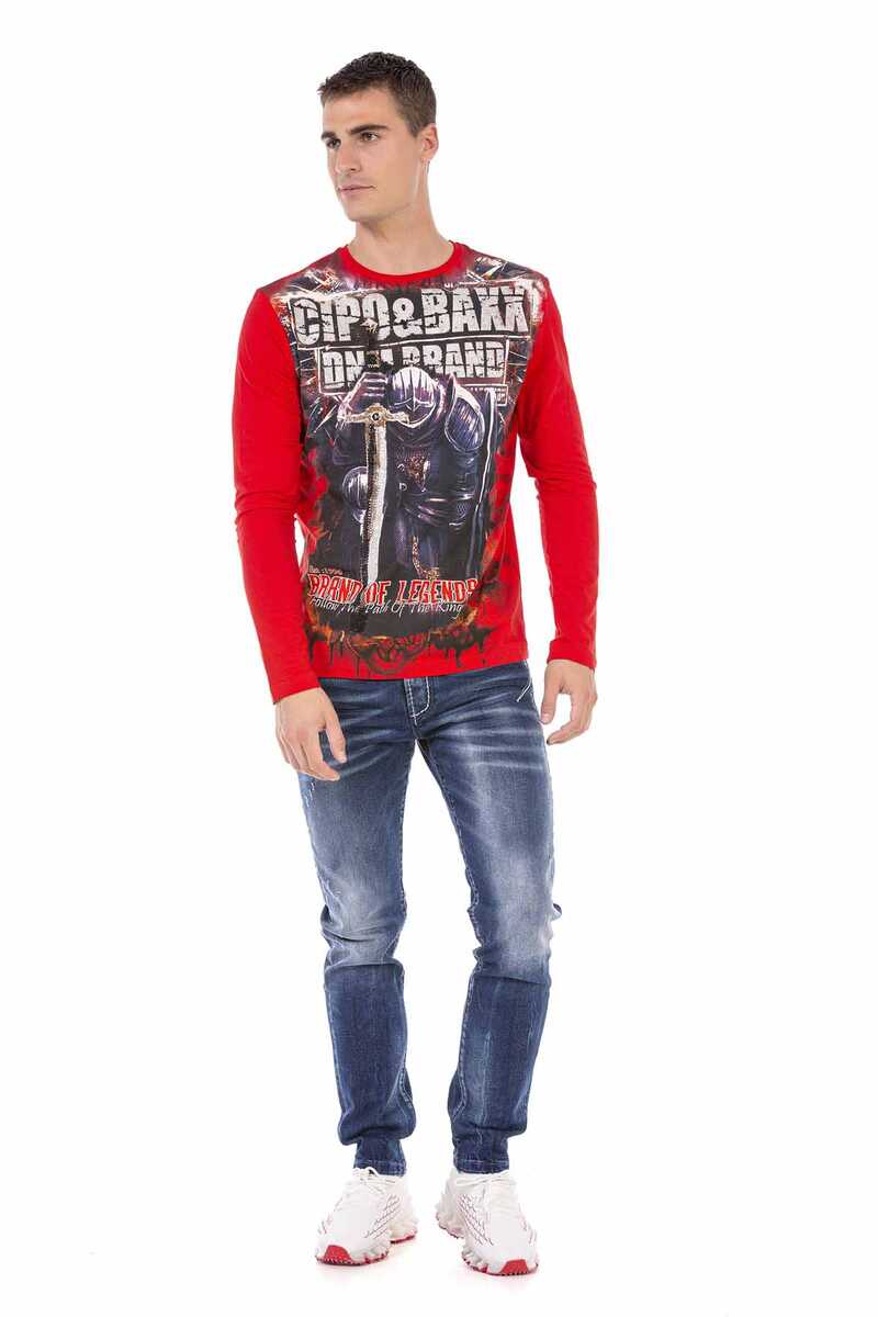 CL452 Stone Print Lightweight Sweatshirt