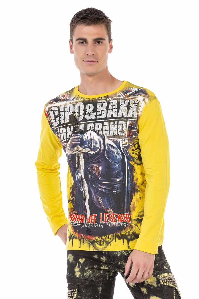 CL452 Stone Print Lightweight Sweatshirt
