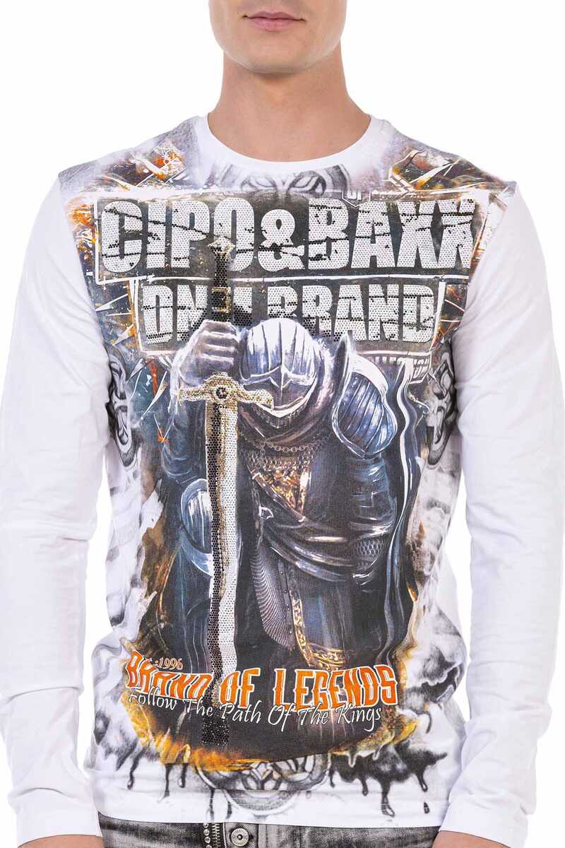 CL452 Stone Print Lightweight Sweatshirt