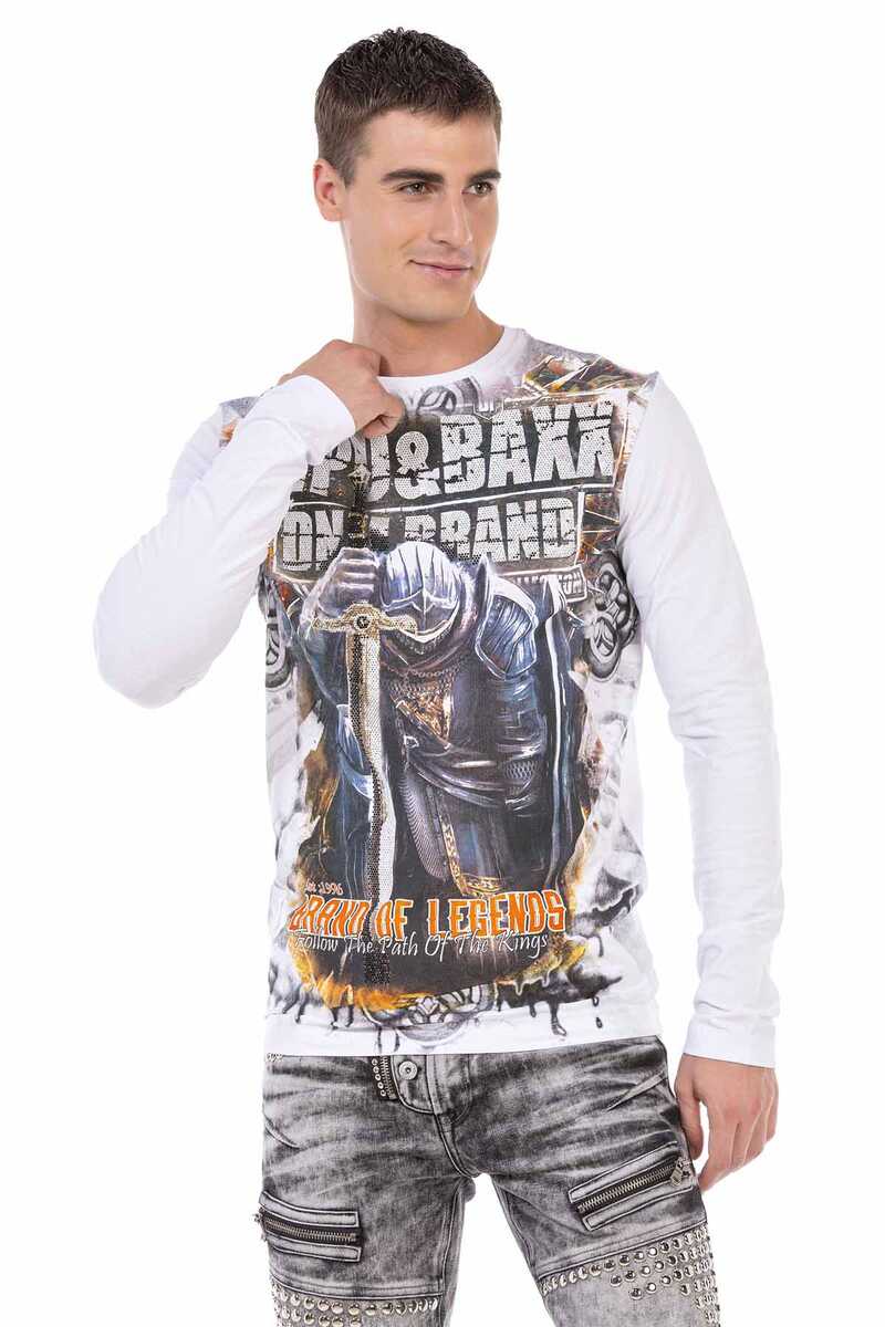 CL452 Stone Print Lightweight Sweatshirt