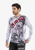 CL467 Biker Print Lightweight Sweatshirt