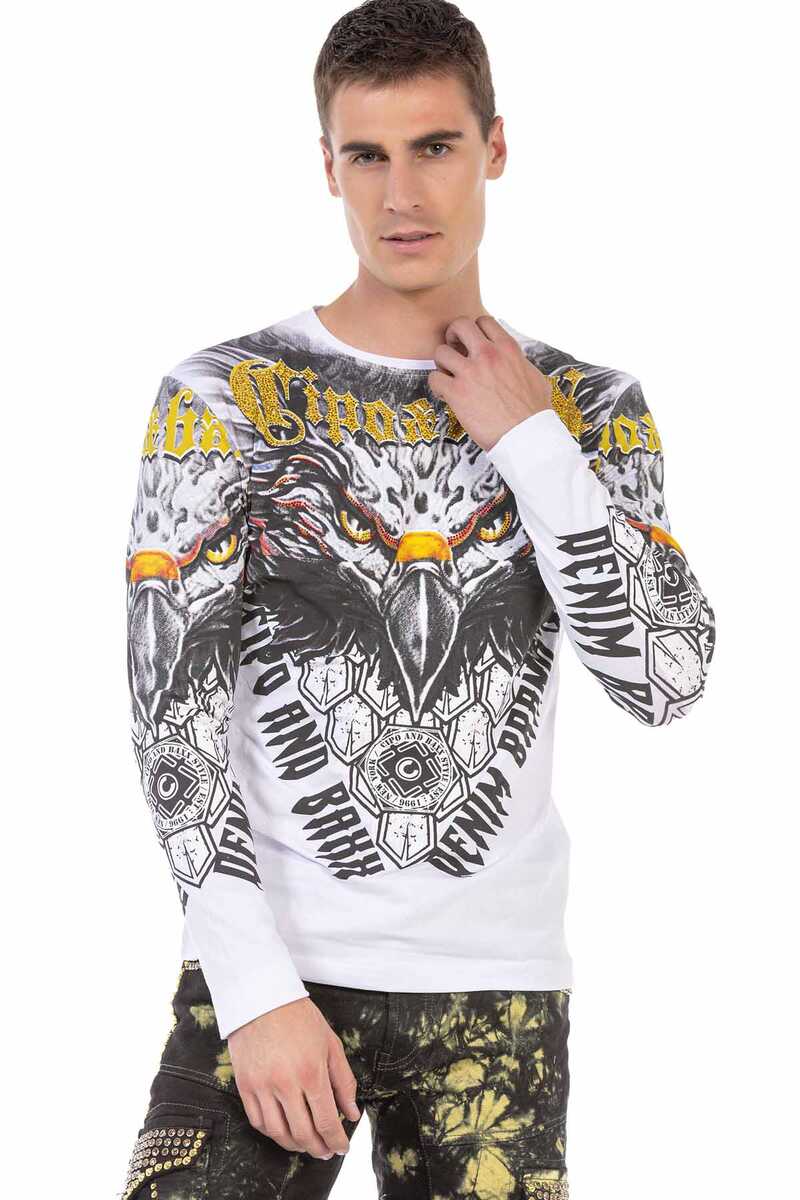 CL488 Eagle Print Sweatshirt