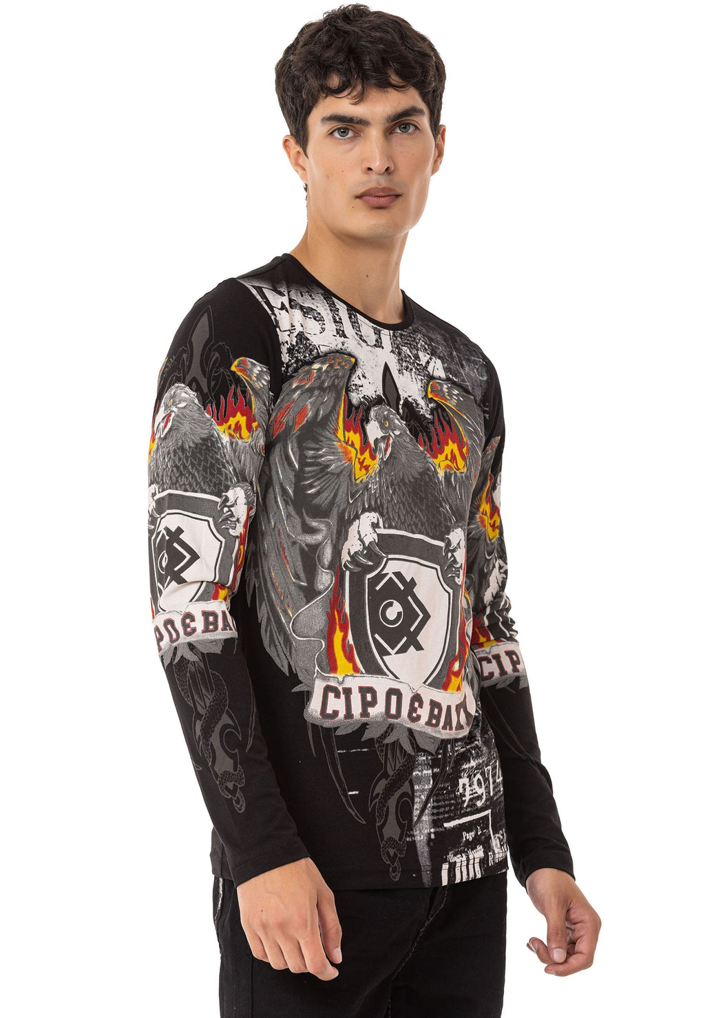 CL553 Men's Basic Zip-Up Urban Hoodie