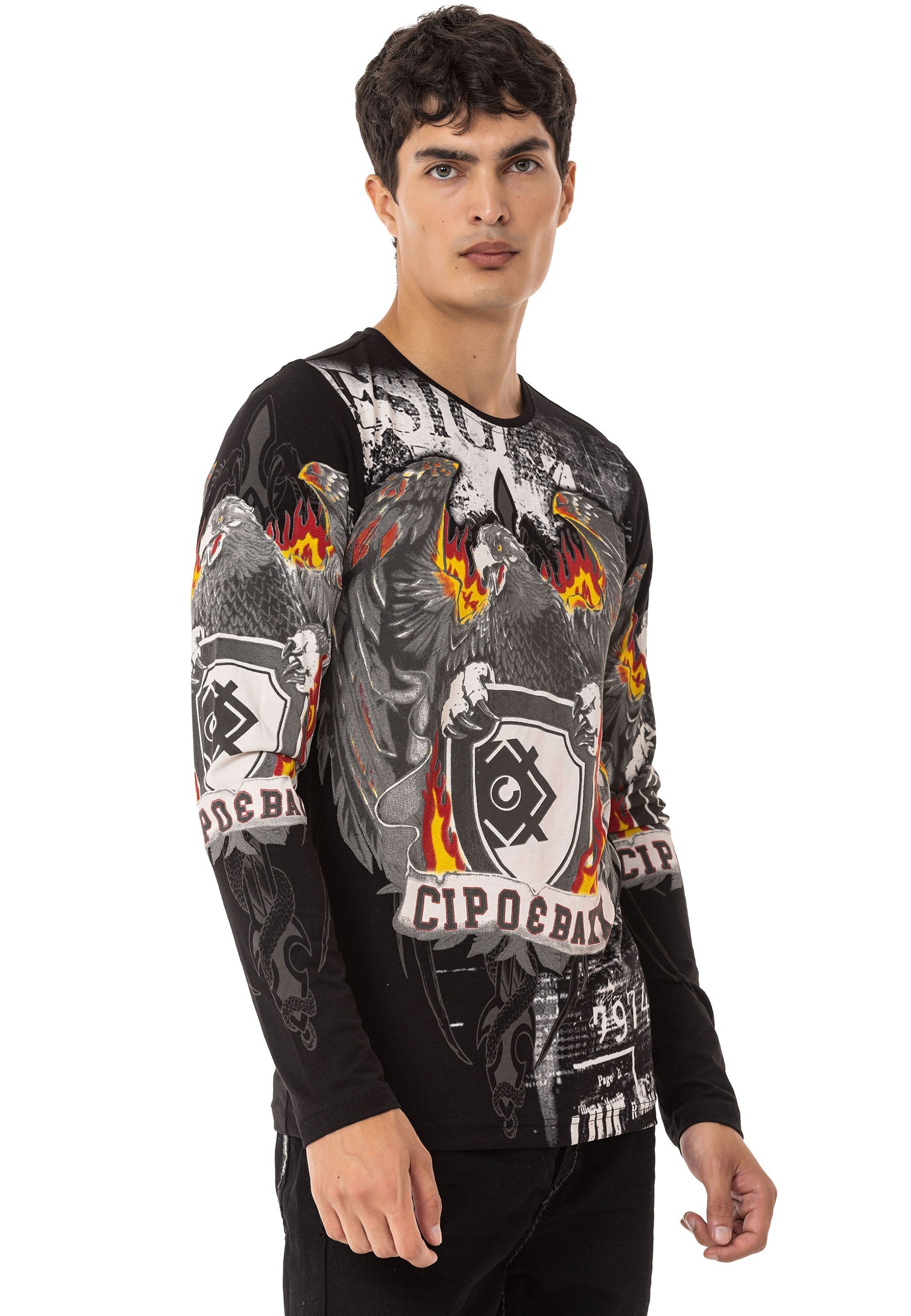 CL553 Men's Basic Zip-Up Urban Hoodie