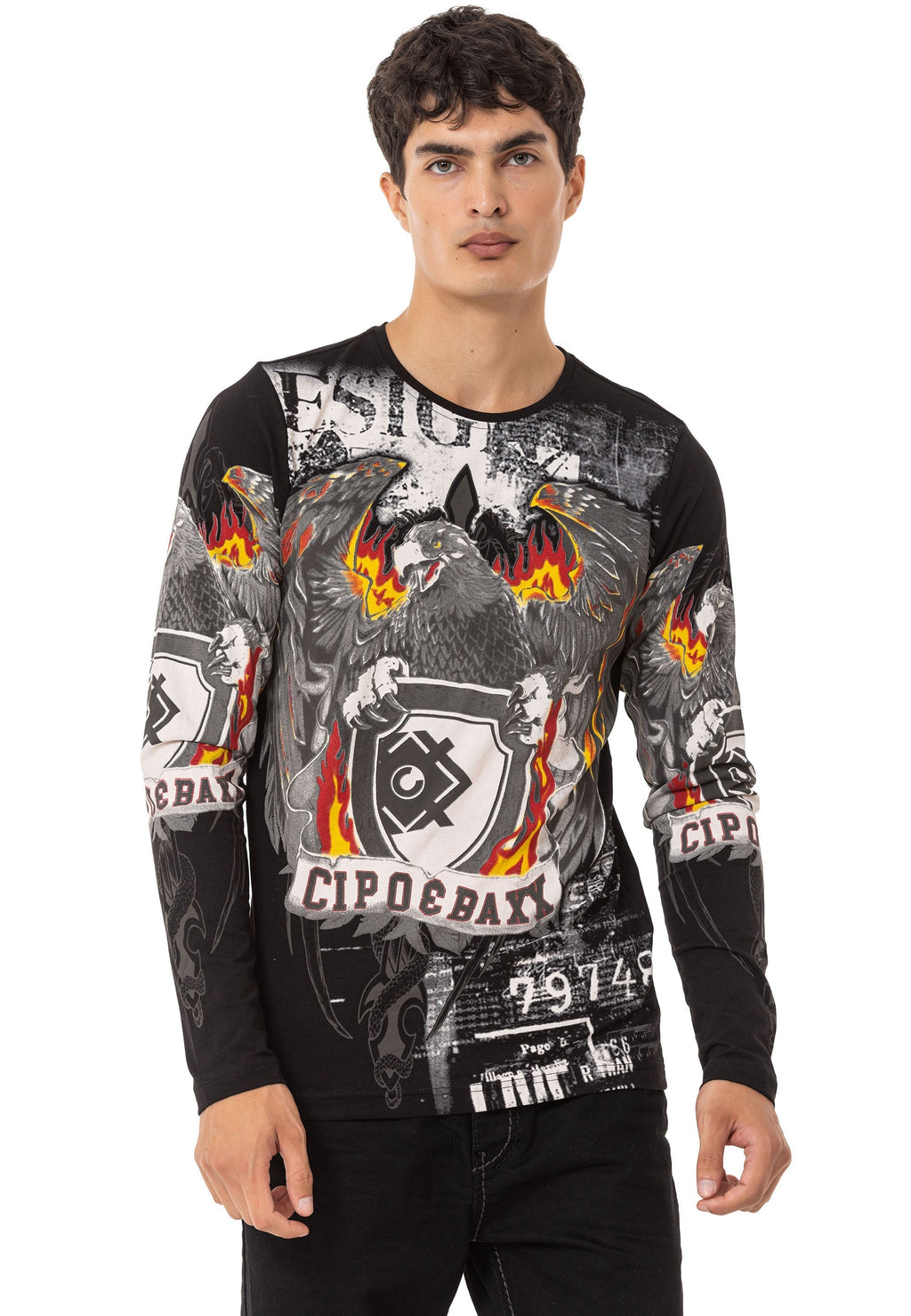 CL553 Men's Basic Zip-Up Urban Hoodie