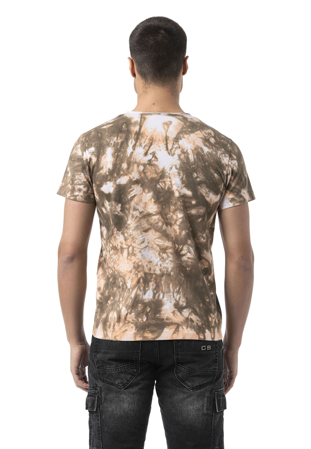 CT804 Men's T-Shirt – Washed Print, Regular Fit