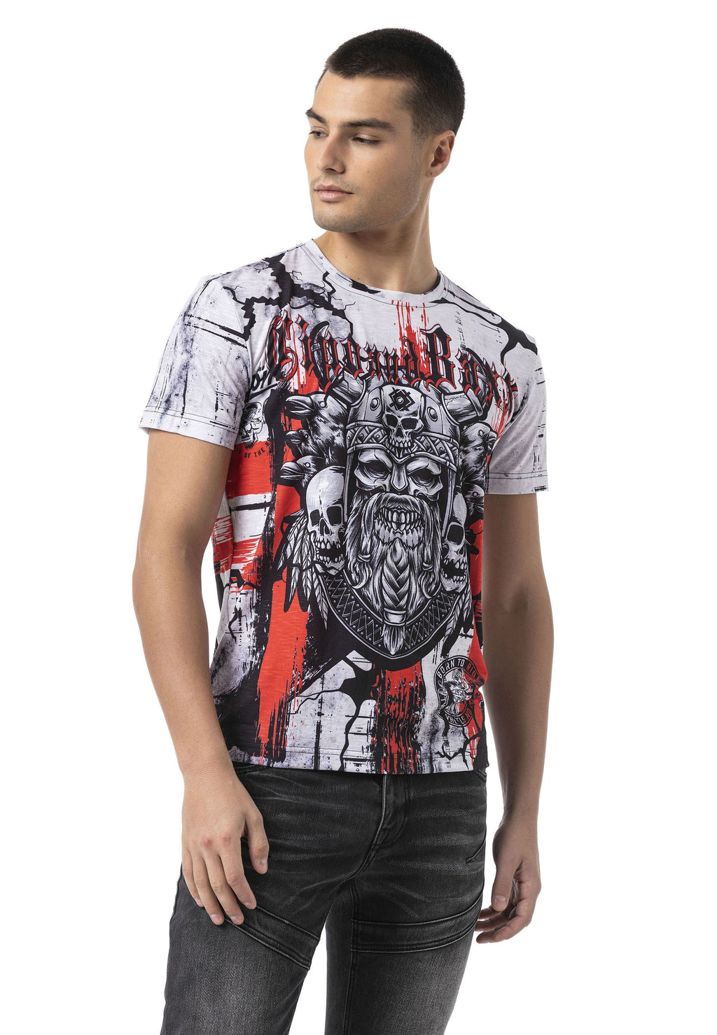 CT819 Vibe Revolution Pattern Men's T-Shirt