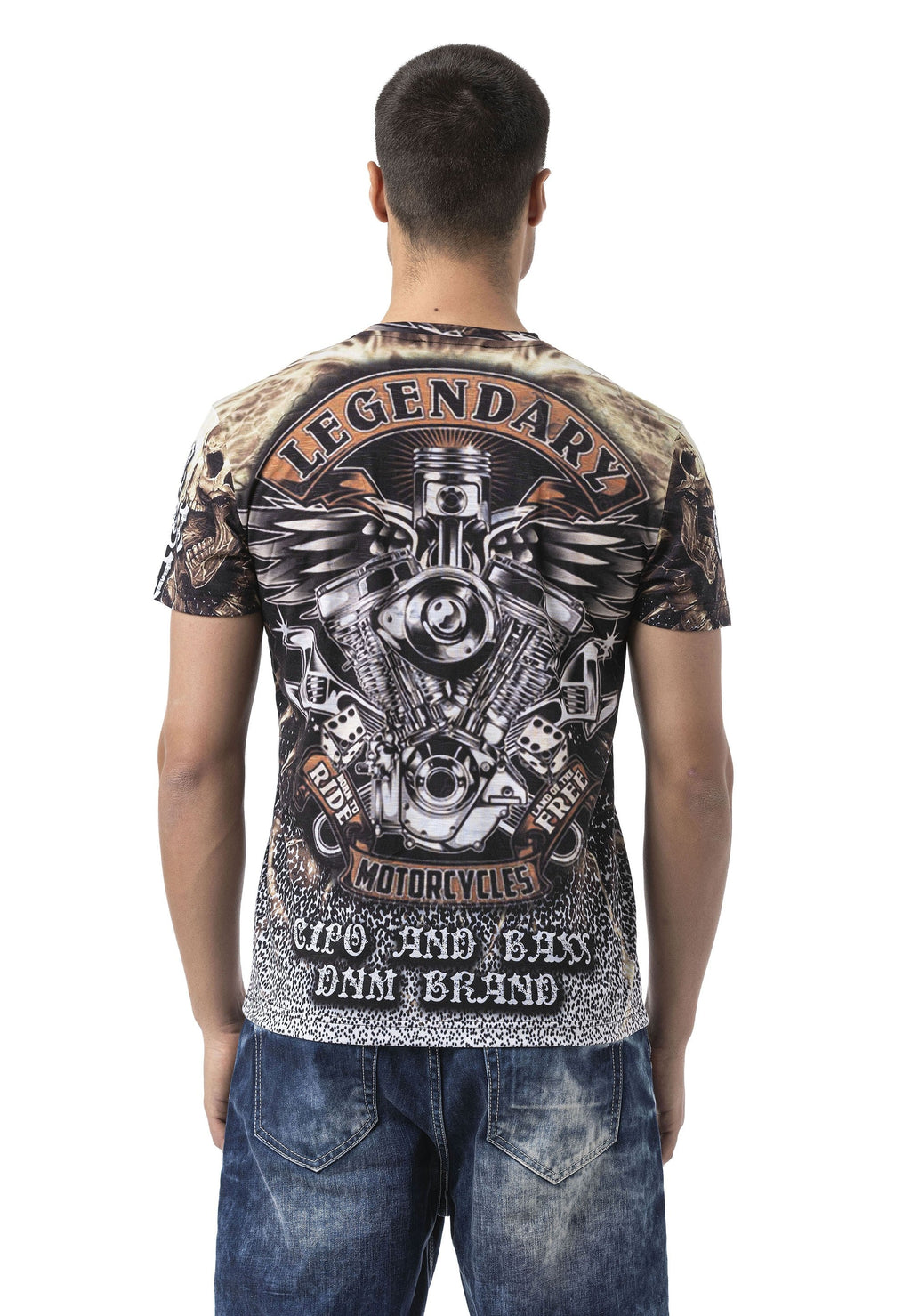 CT820 Urban Pulse Pattern Men's T-Shirt