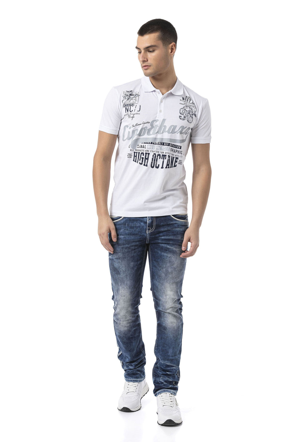 CT794 Men's Urban Graphic Print T-Shirt