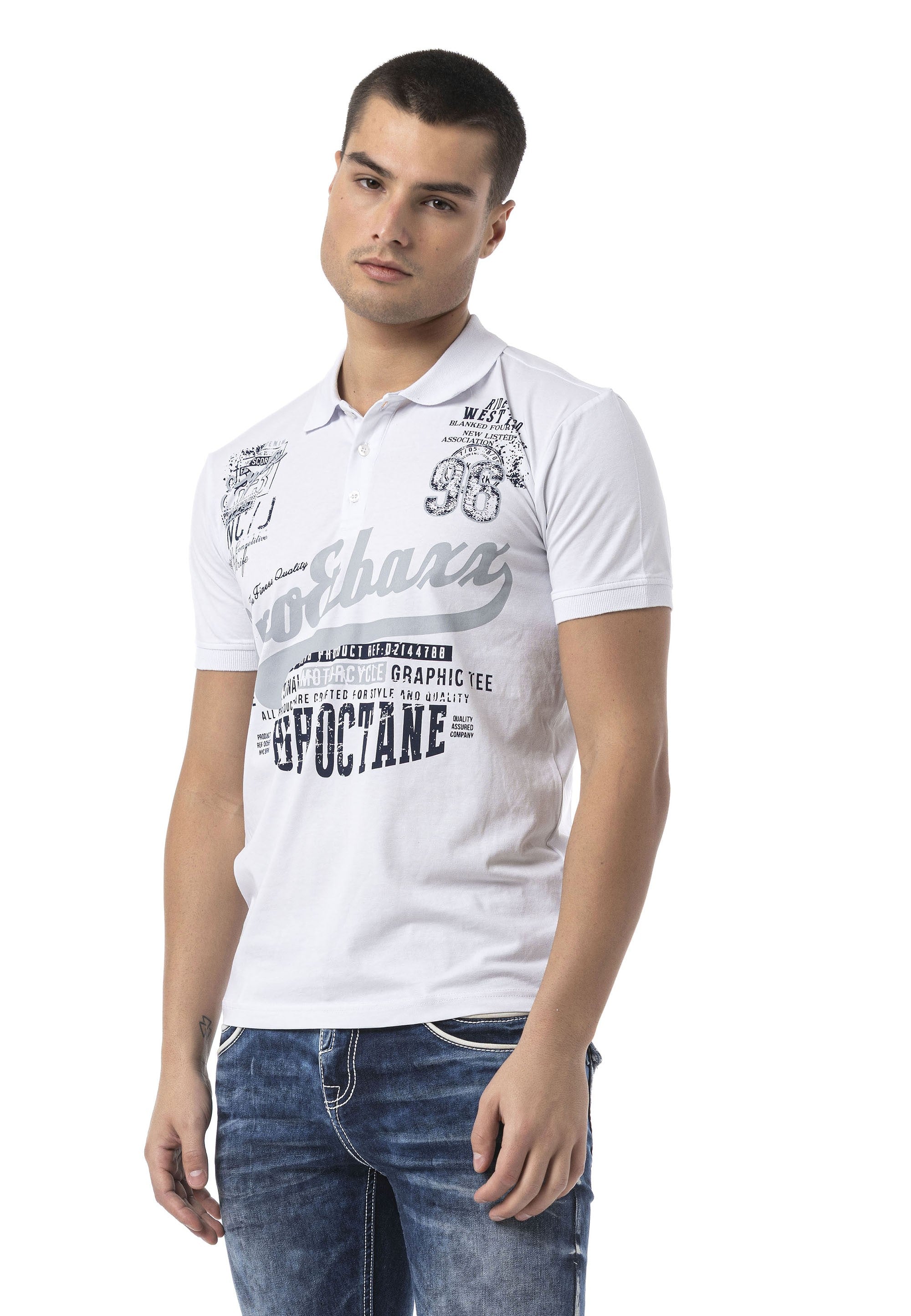 CT794 Men's Urban Graphic Print T-Shirt
