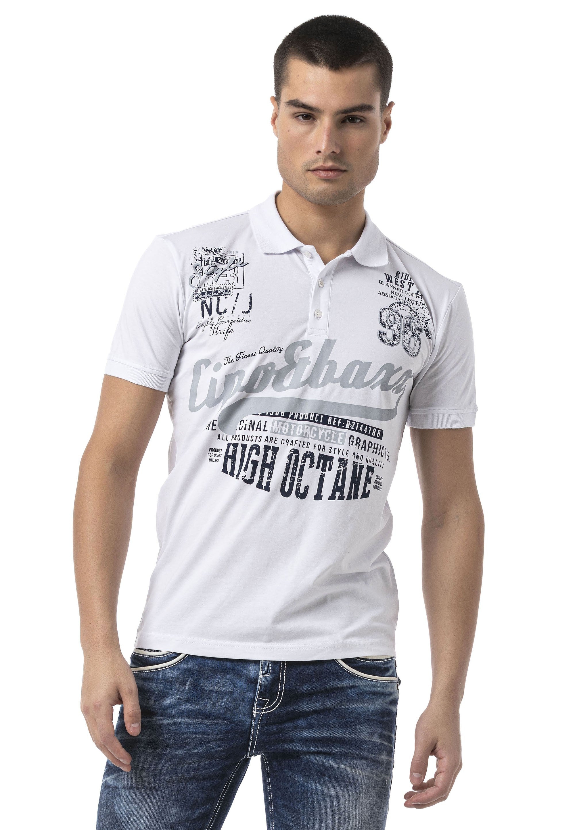 CT794 Men's Urban Graphic Print T-Shirt