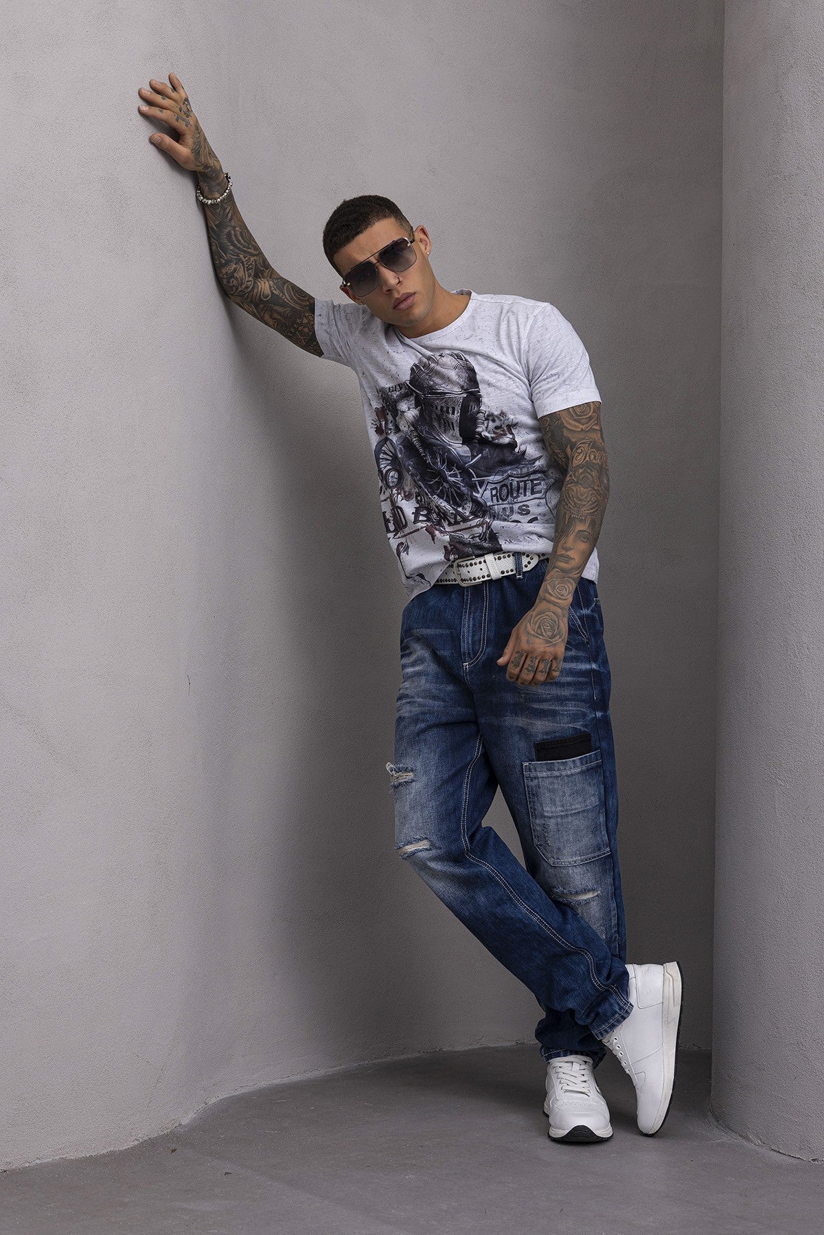 CT828 IronCore Men's Graphic T-Shirt – Street Dominator Edition