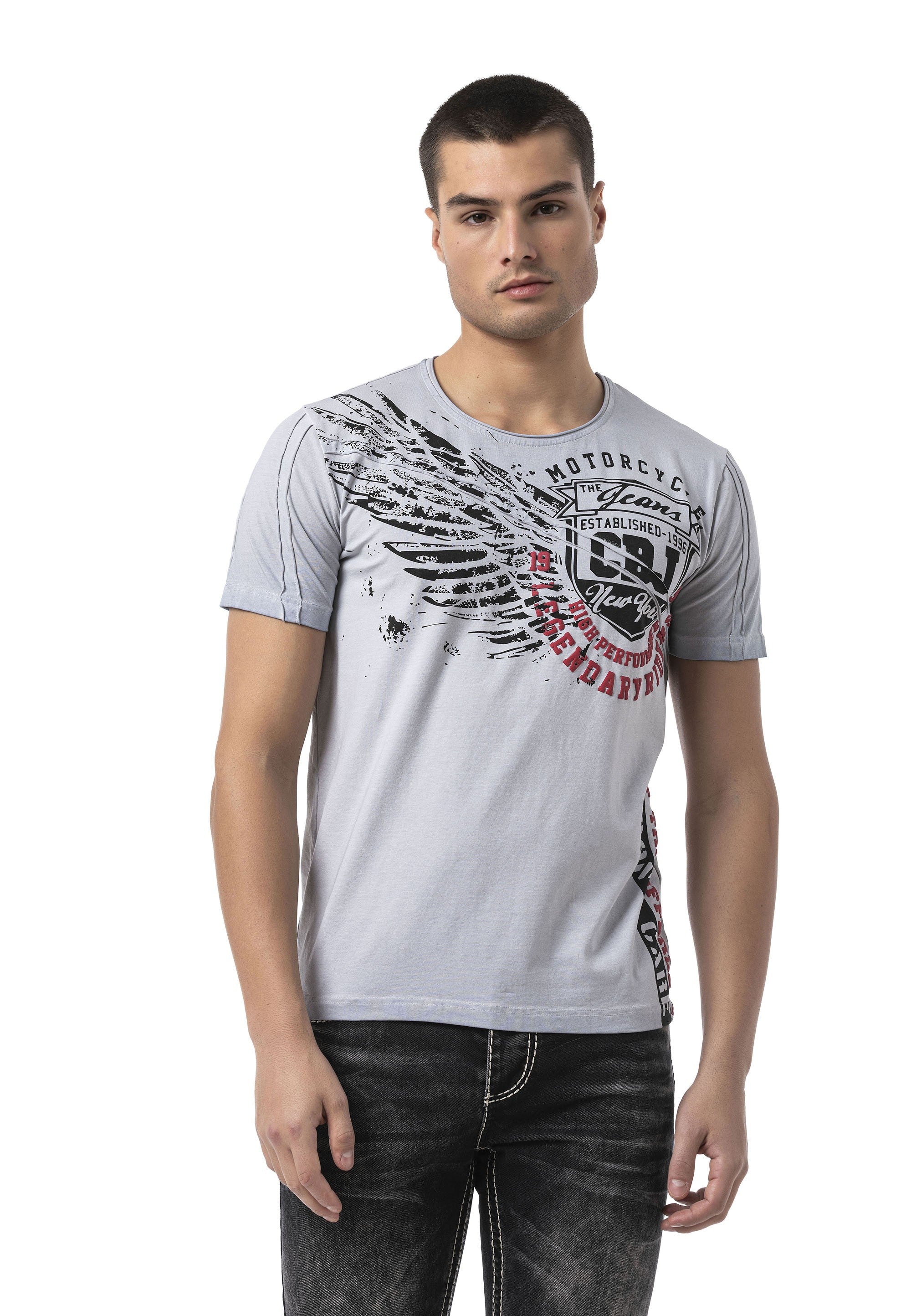 CT809 Men's T-Shirt – Eye-Catching Front Print & Modern Streetwear Style