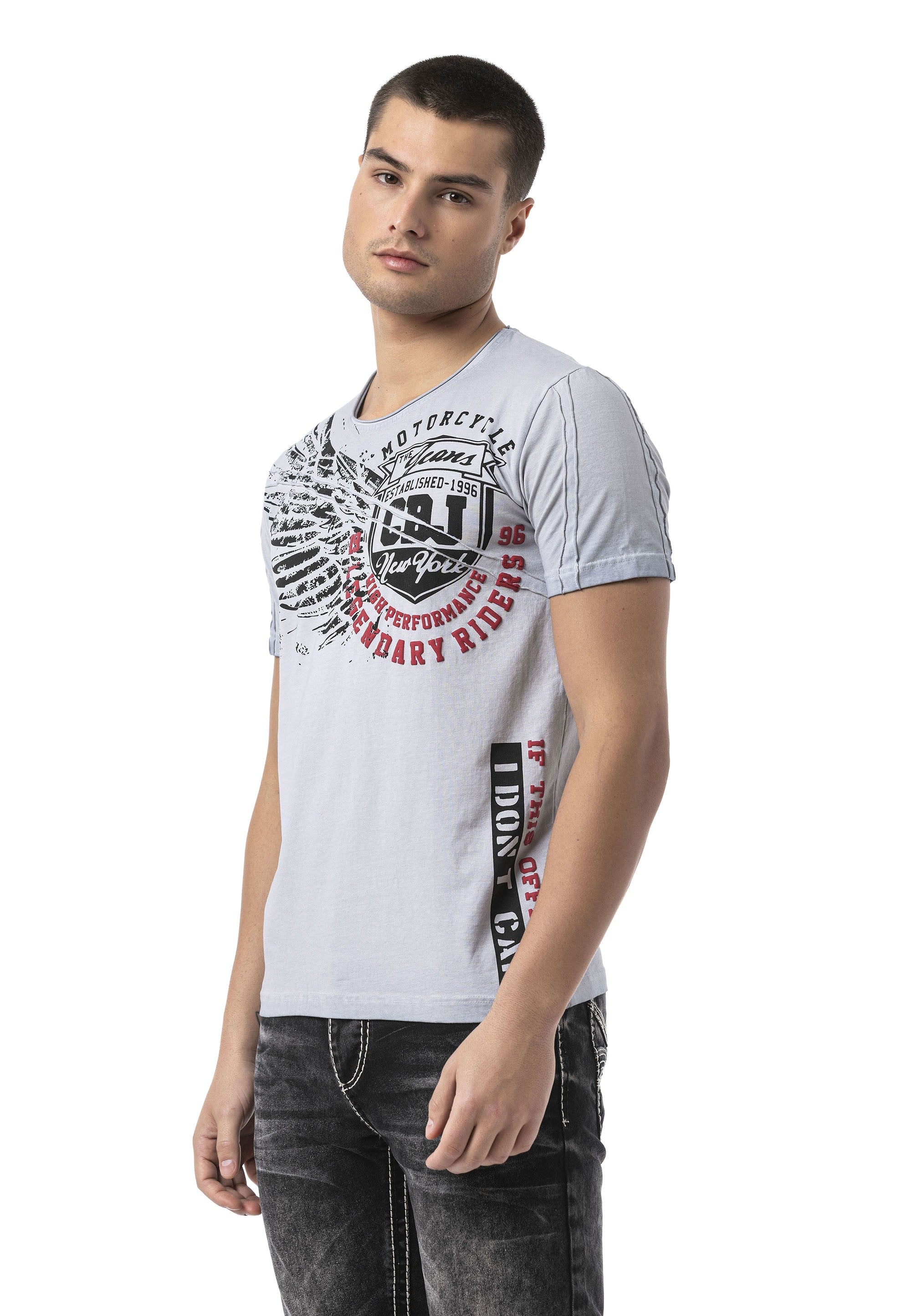 CT809 Men's T-Shirt – Eye-Catching Front Print & Modern Streetwear Style