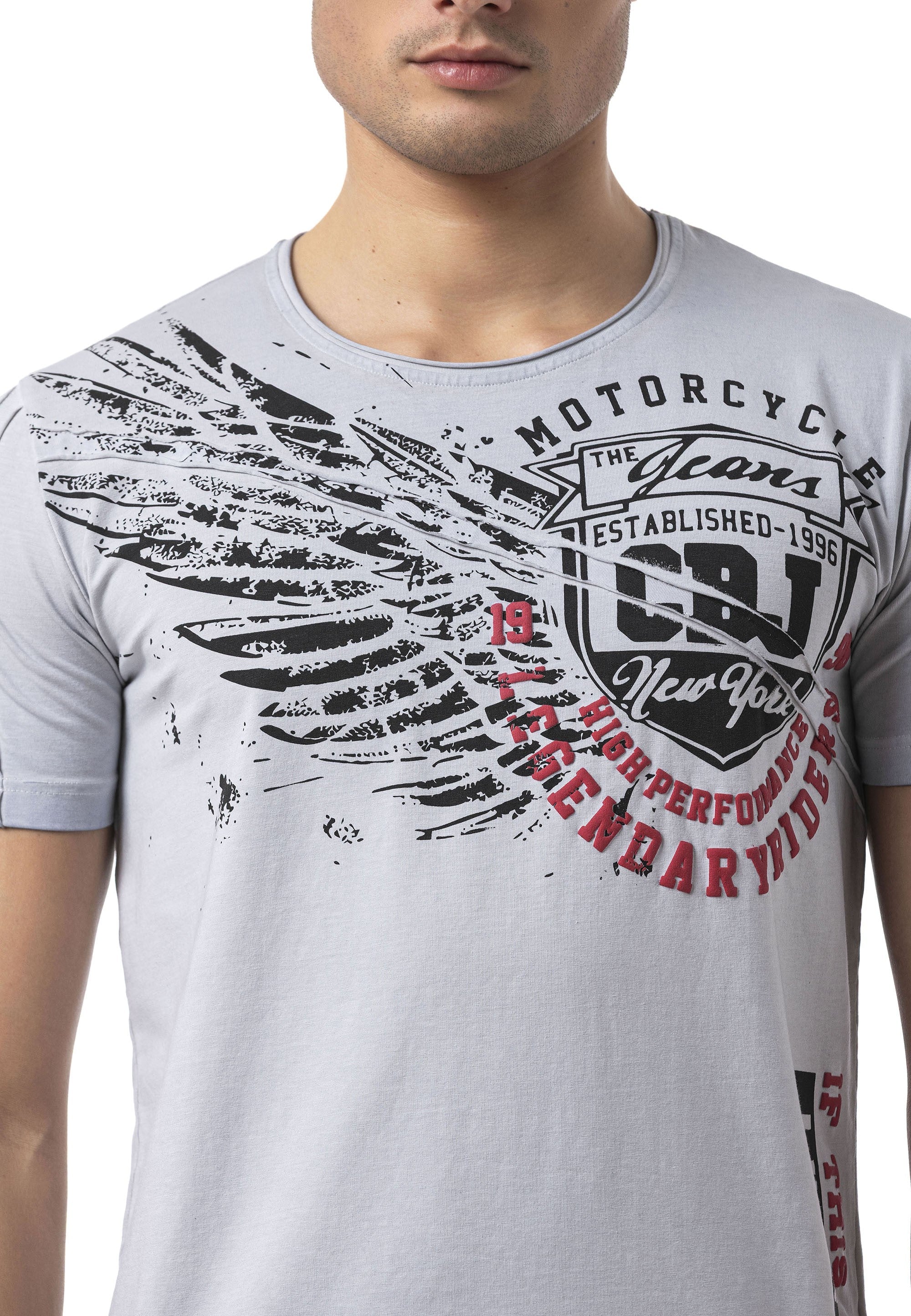 CT809 Men's T-Shirt – Eye-Catching Front Print & Modern Streetwear Style