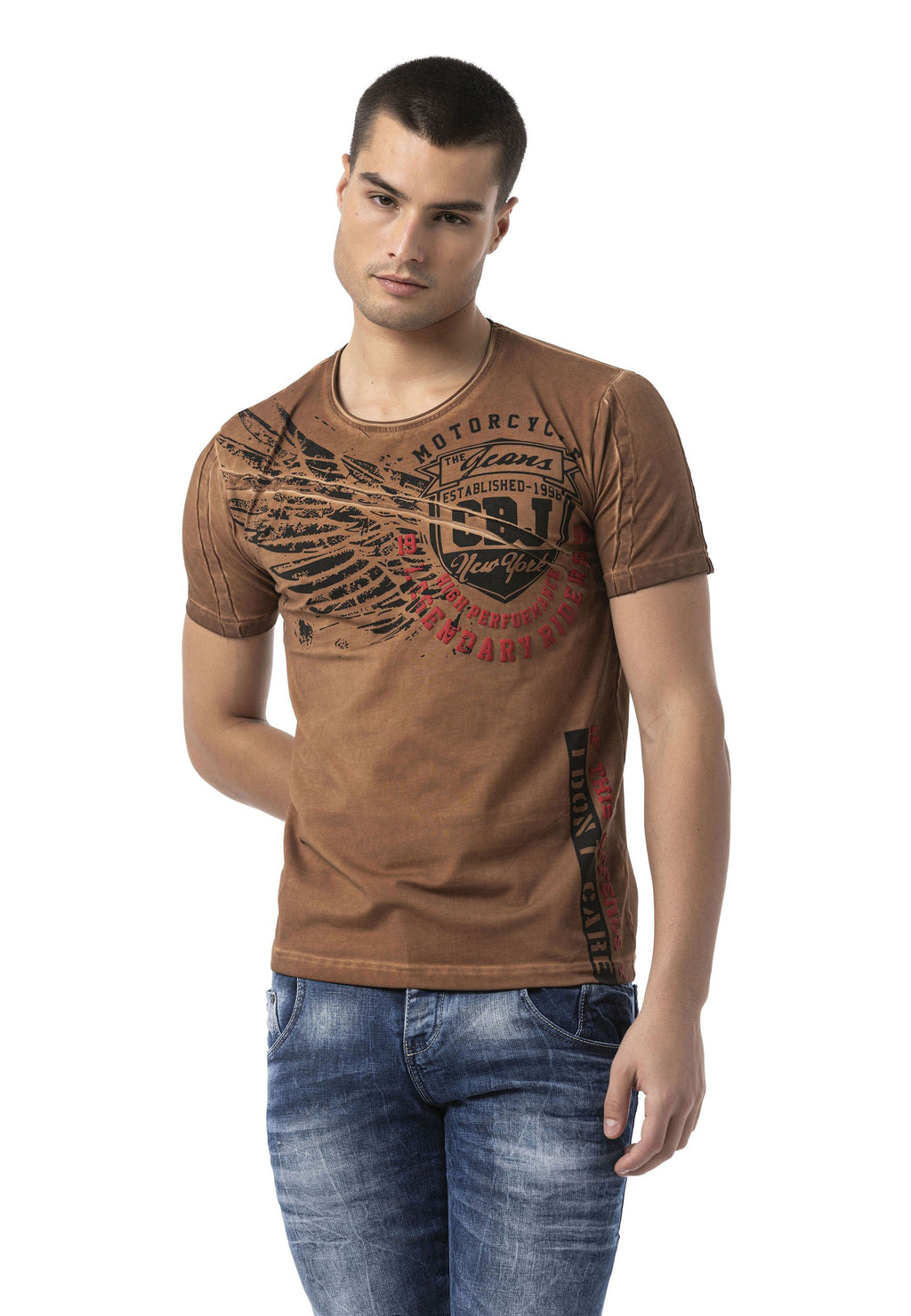 CT809 Men's T-Shirt – Eye-Catching Front Print & Modern Streetwear Style