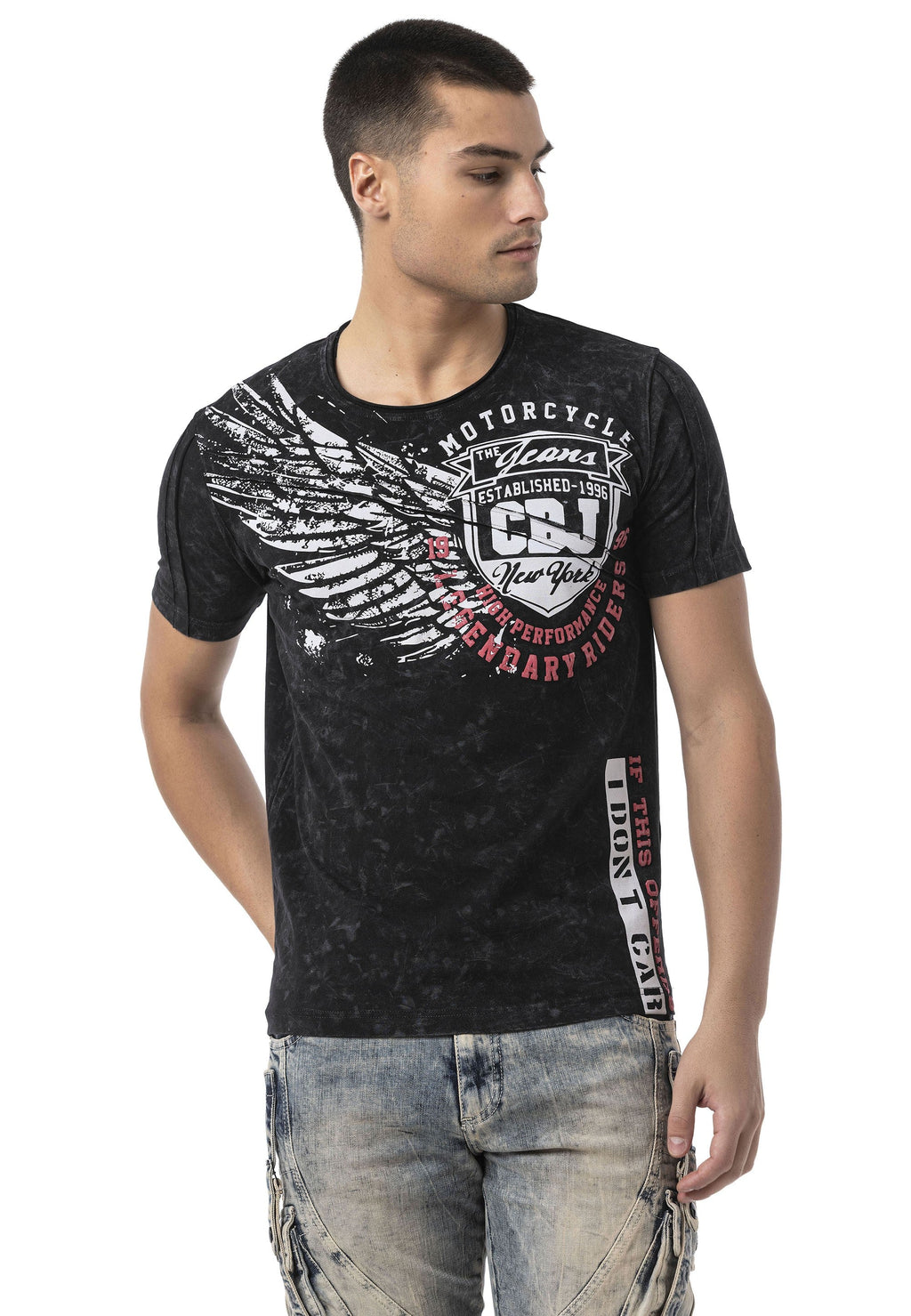 CT809 Men's T-Shirt – Eye-Catching Front Print & Modern Streetwear Style