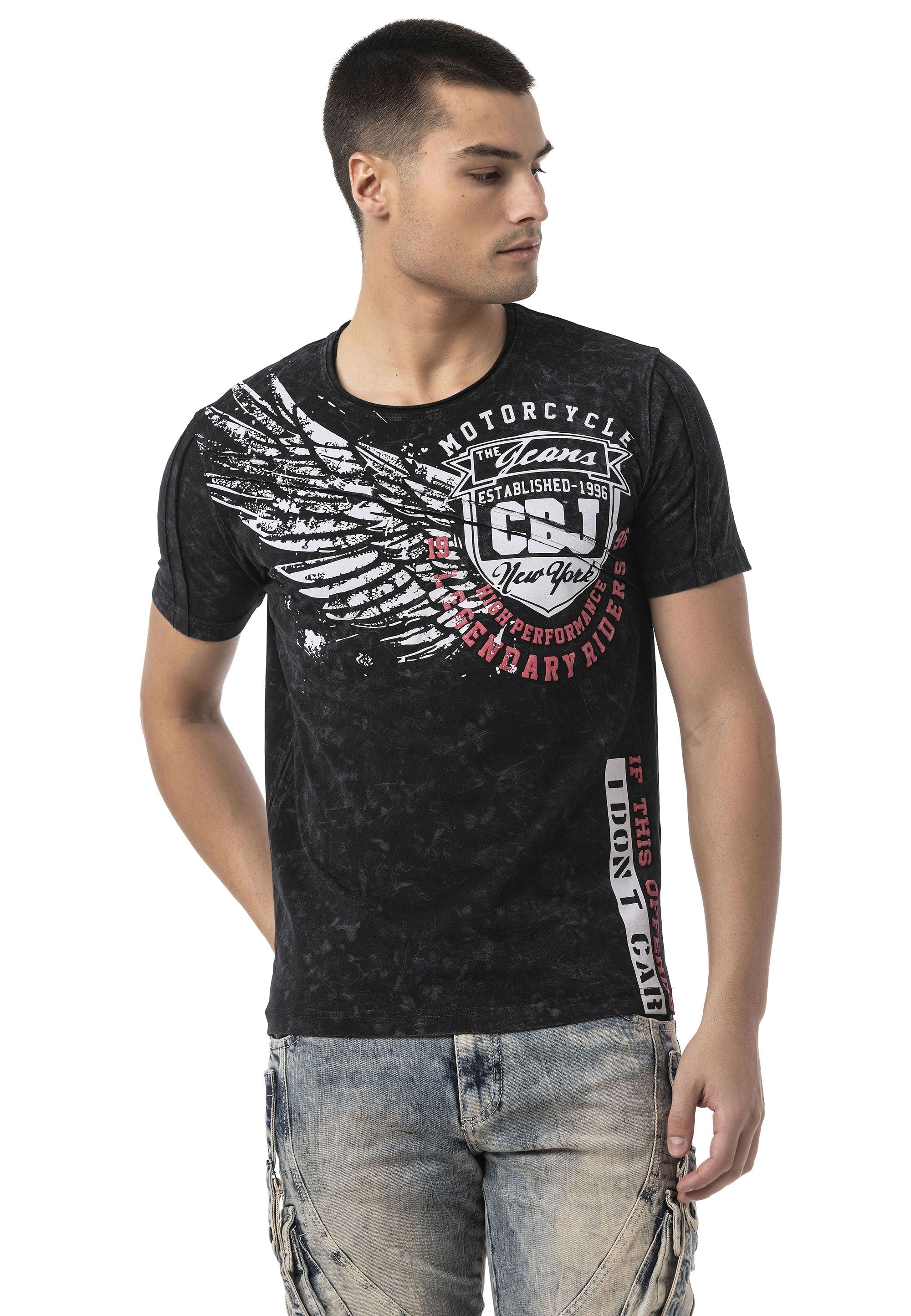 CT809 Men's T-Shirt – Eye-Catching Front Print & Modern Streetwear Style