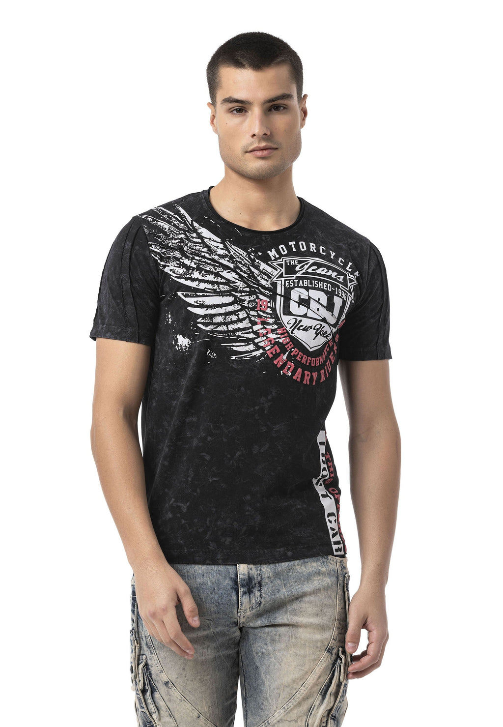 CT809 Men's T-Shirt – Eye-Catching Front Print & Modern Streetwear Style