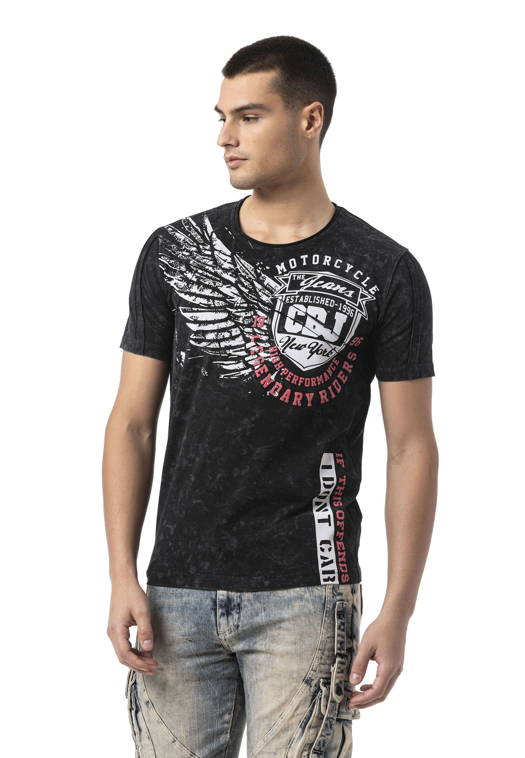CT809 Men's T-Shirt – Eye-Catching Front Print & Modern Streetwear Style