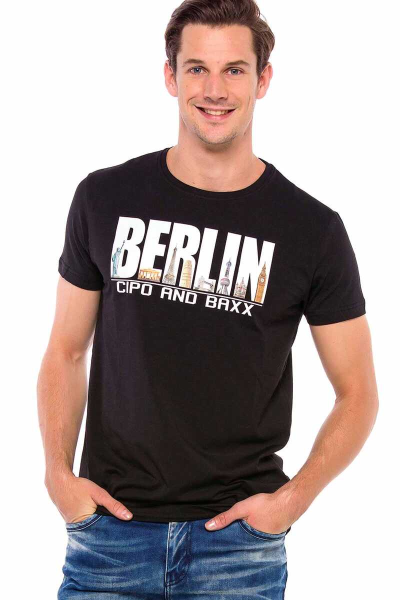 CT166 Berlin Print Crew Neck T-Shirt