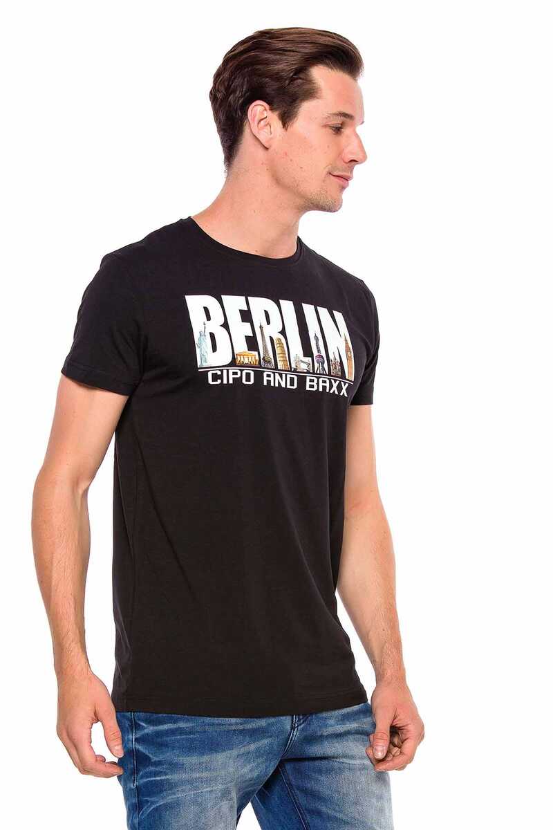 CT166 Berlin Print Crew Neck T-Shirt