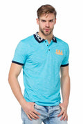 CT416 Polo Collar Embroidered Slim Fit Men's T-Shirt