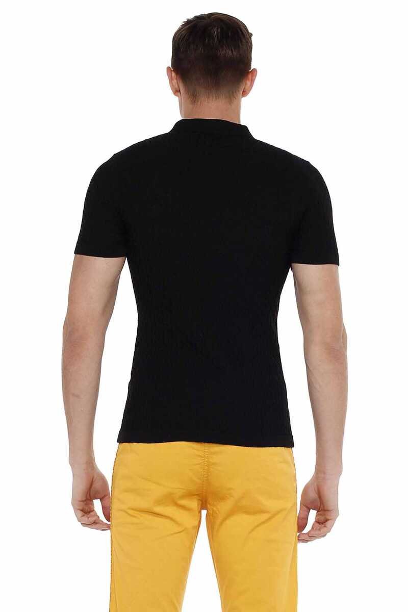CT519 Polo Collar Slim Fit Men's Knit T-Shirt