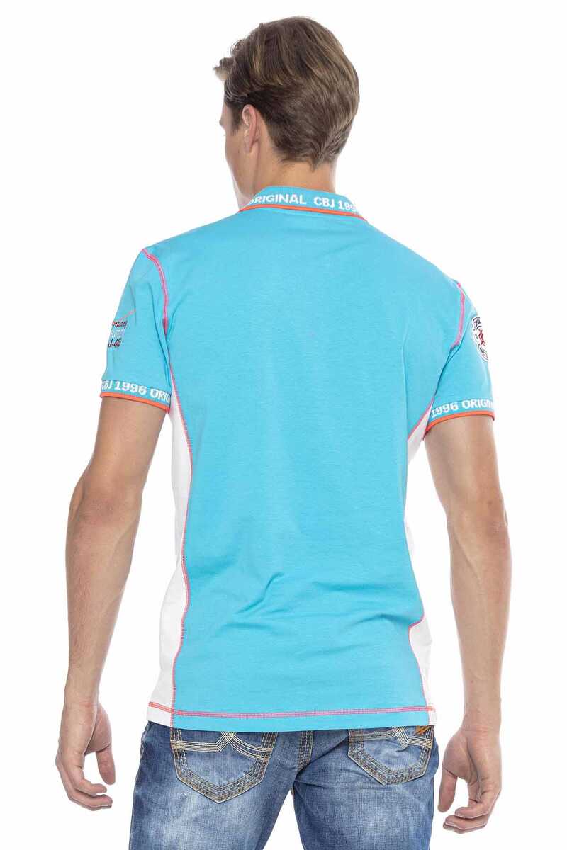 CT605 Embroidered Slim Men's Polo T-Shirt