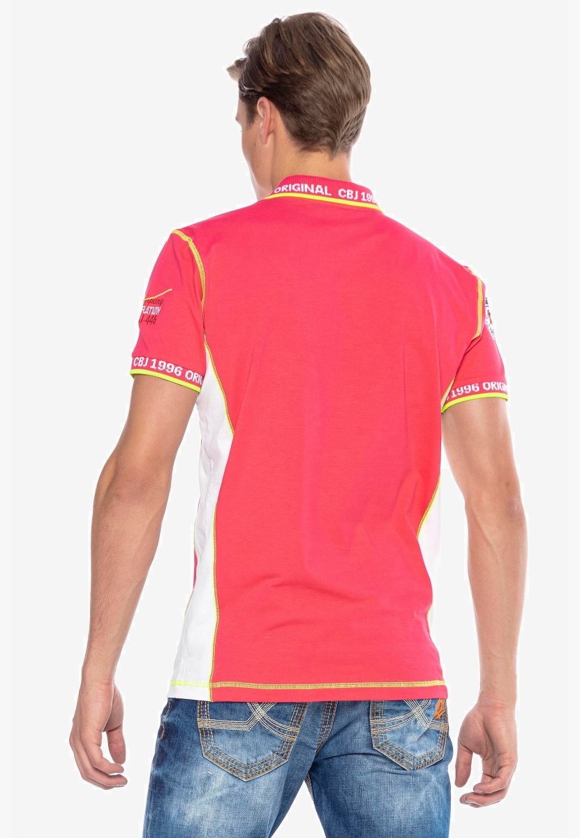 CT605 Embroidered Slim Men's Polo T-Shirt