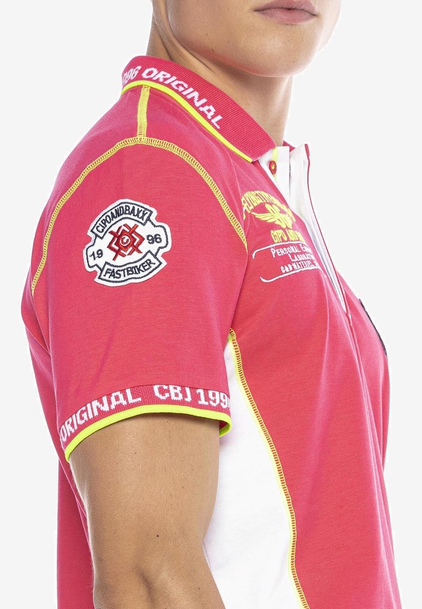 CT605 Embroidered Slim Men's Polo T-Shirt