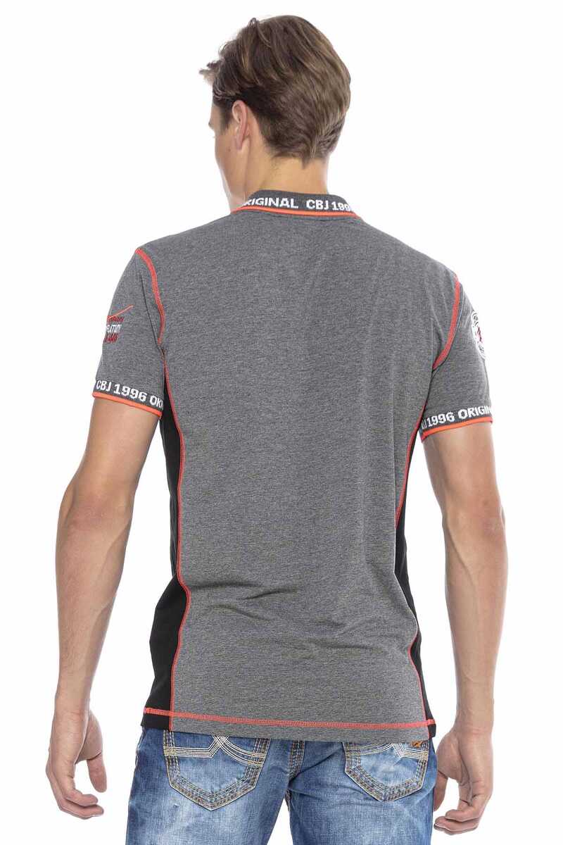 CT605 Embroidered Slim Men's Polo T-Shirt