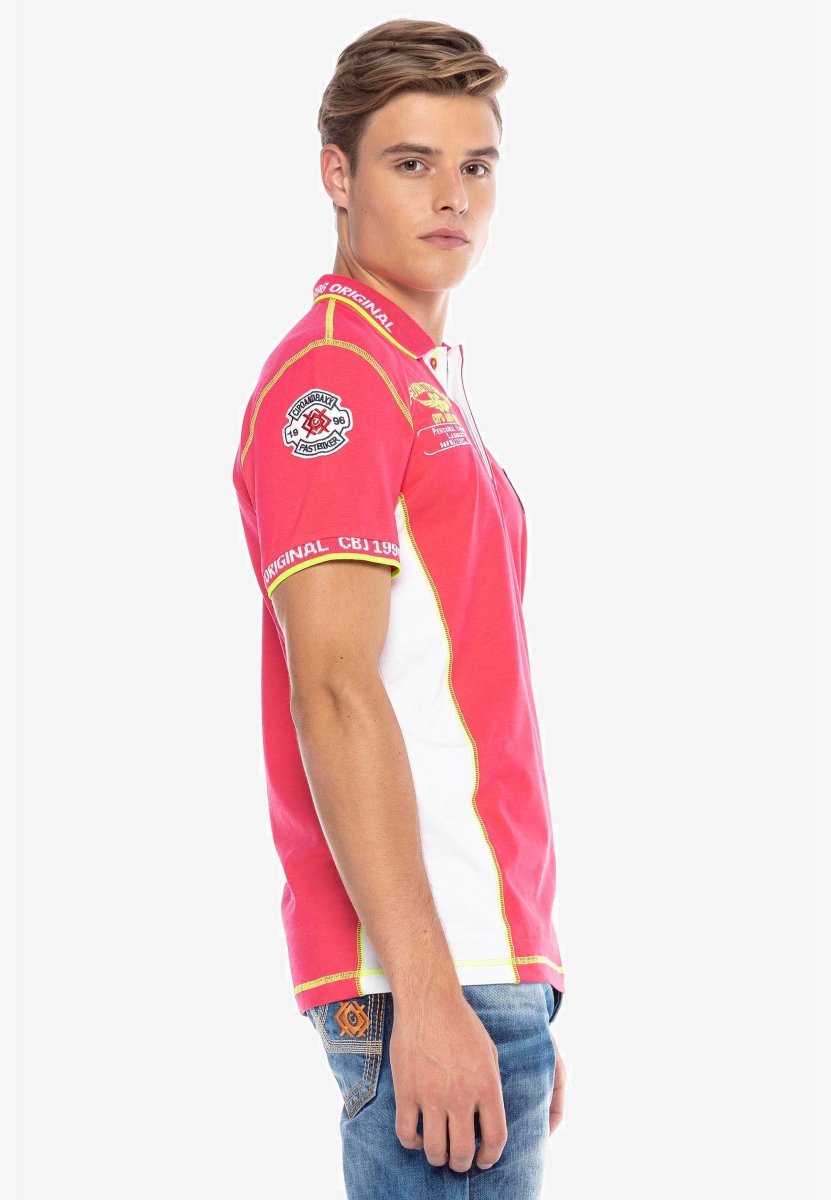 CT605 Embroidered Slim Men's Polo T-Shirt