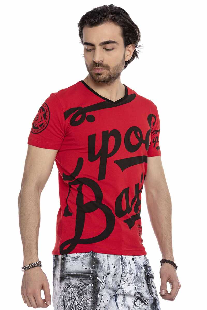 CT635 V-Neck Basic T-Shirt
