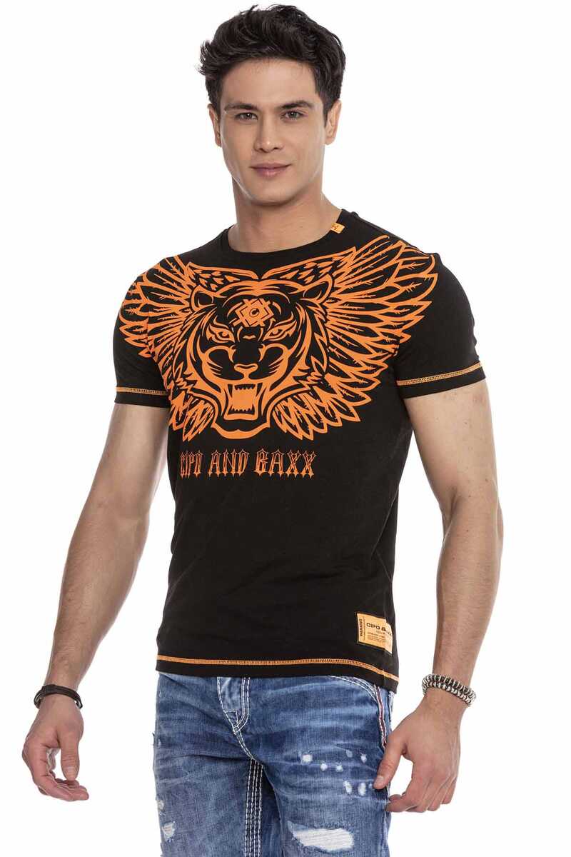CT644 Neon Print Men's T-Shirt