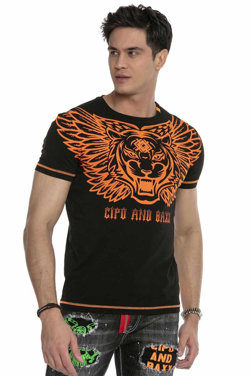 CT644 Neon Print Men's T-Shirt