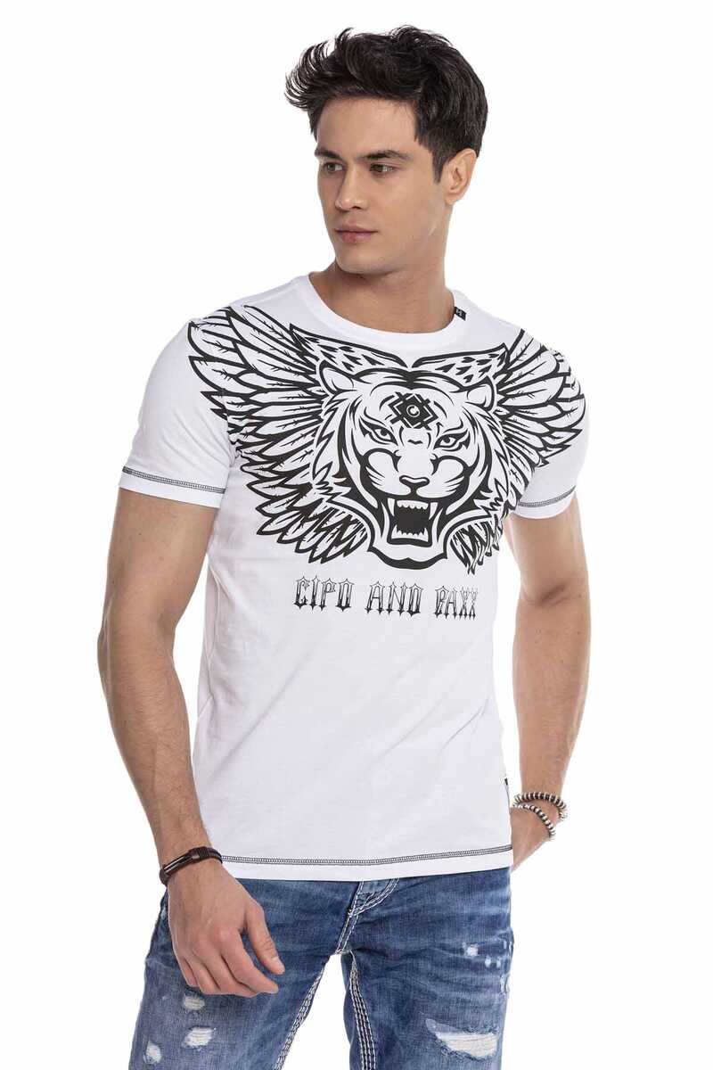 CT644 Neon Print Men's T-Shirt
