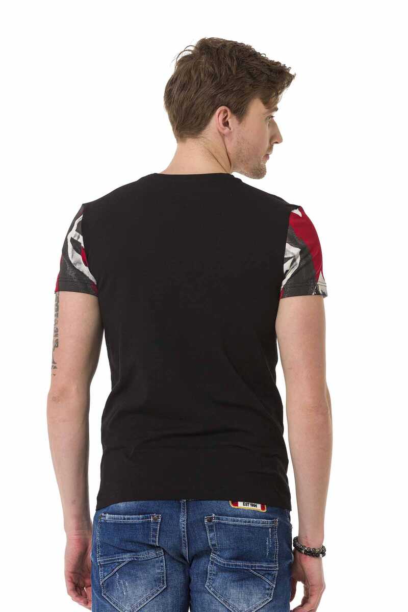CT683 Flag Print Men's T-Shirt