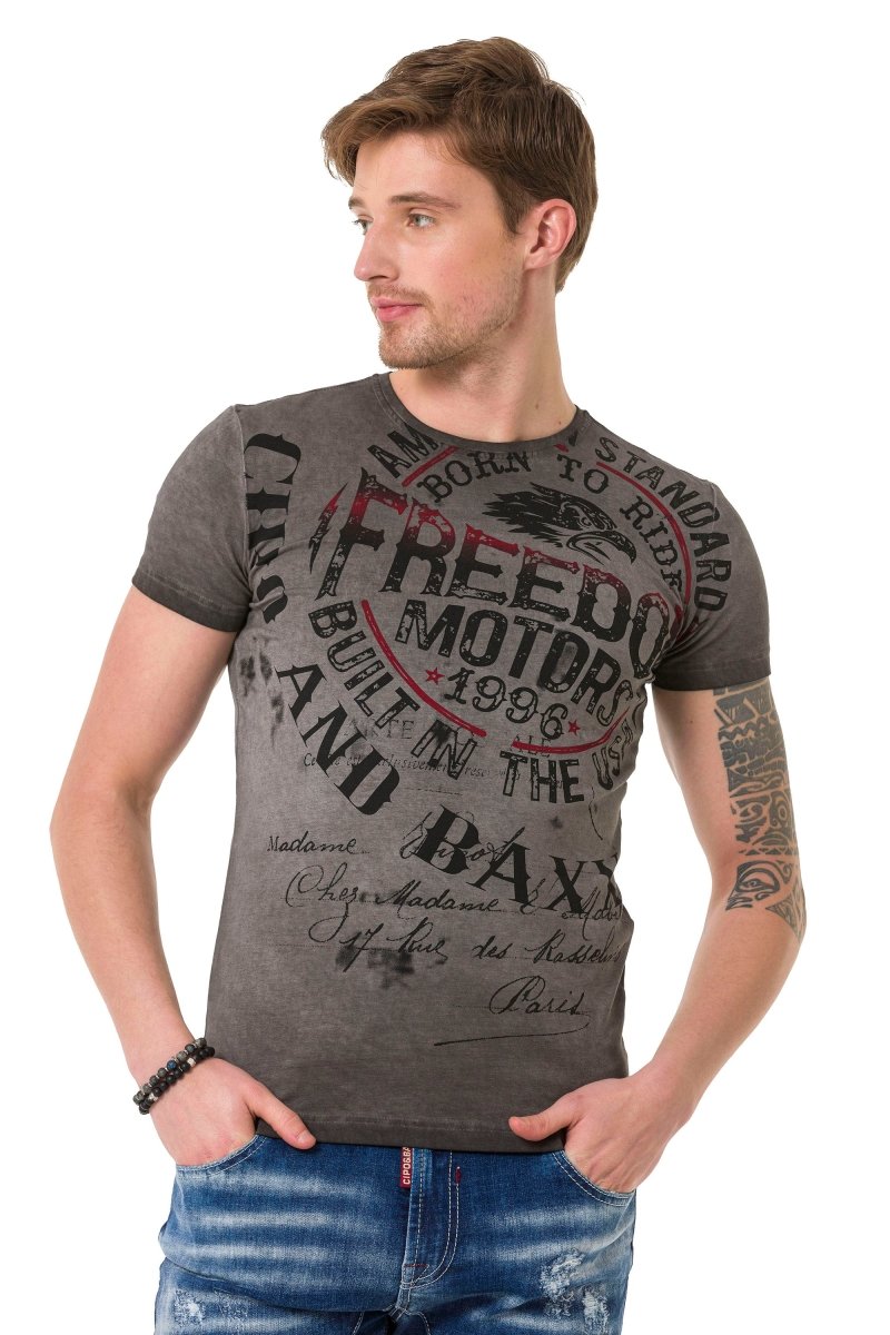 CT689 Printed Men's T-Shirt
