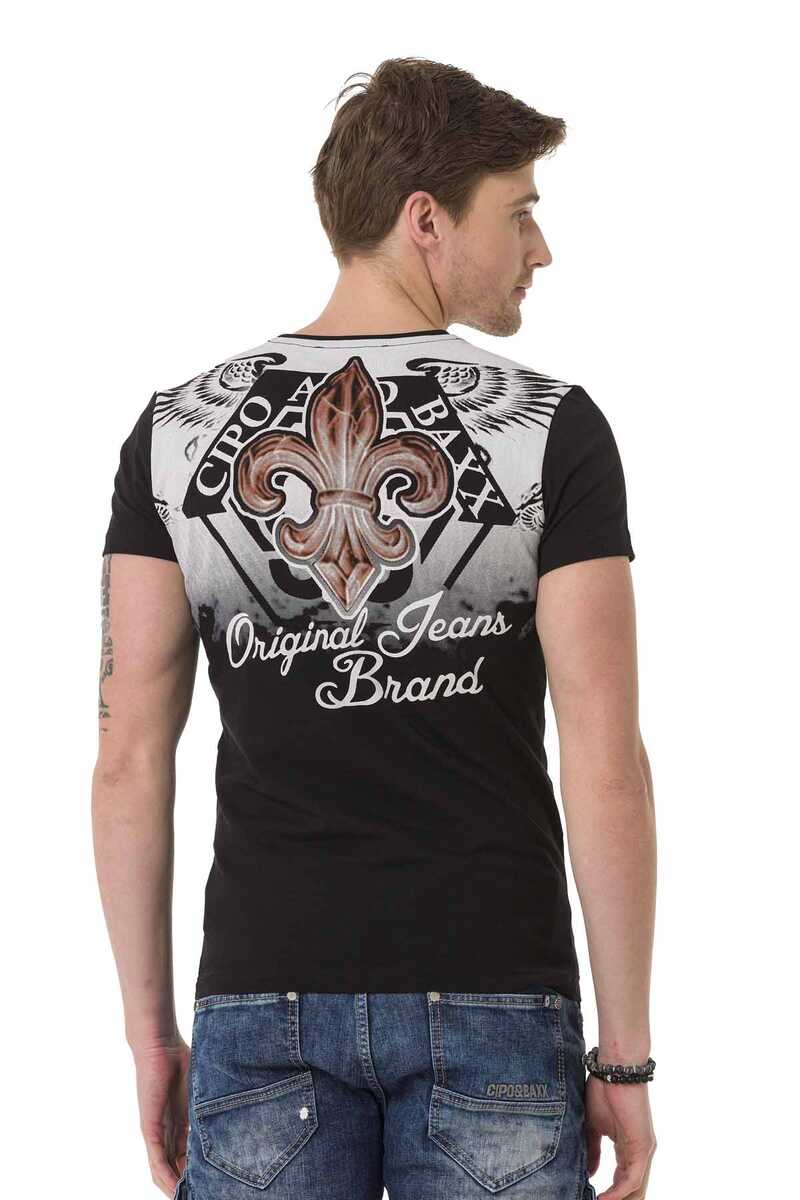 CT691 Lily Print Men's T-Shirt