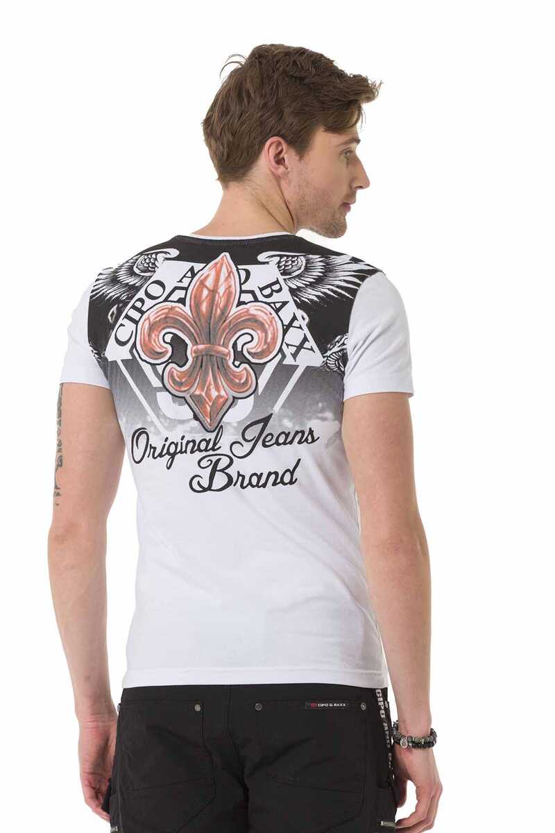 CT691 Lily Print Men's T-Shirt
