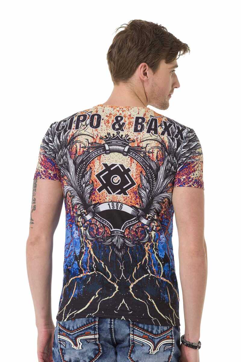 CT697 Crackle Pattern T-Shirt