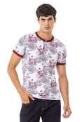 CT707 Floral Print Men's T-Shirt