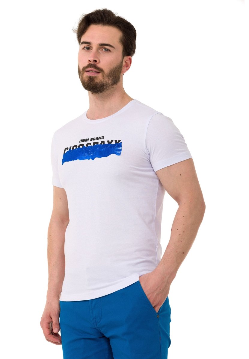 CT711 Embossed Foil Print T-Shirt