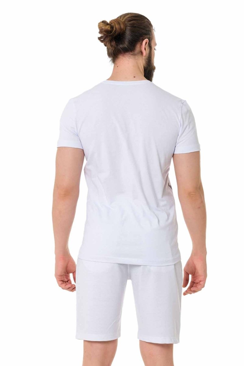 CT713 Glossy Pattern Print T-Shirt