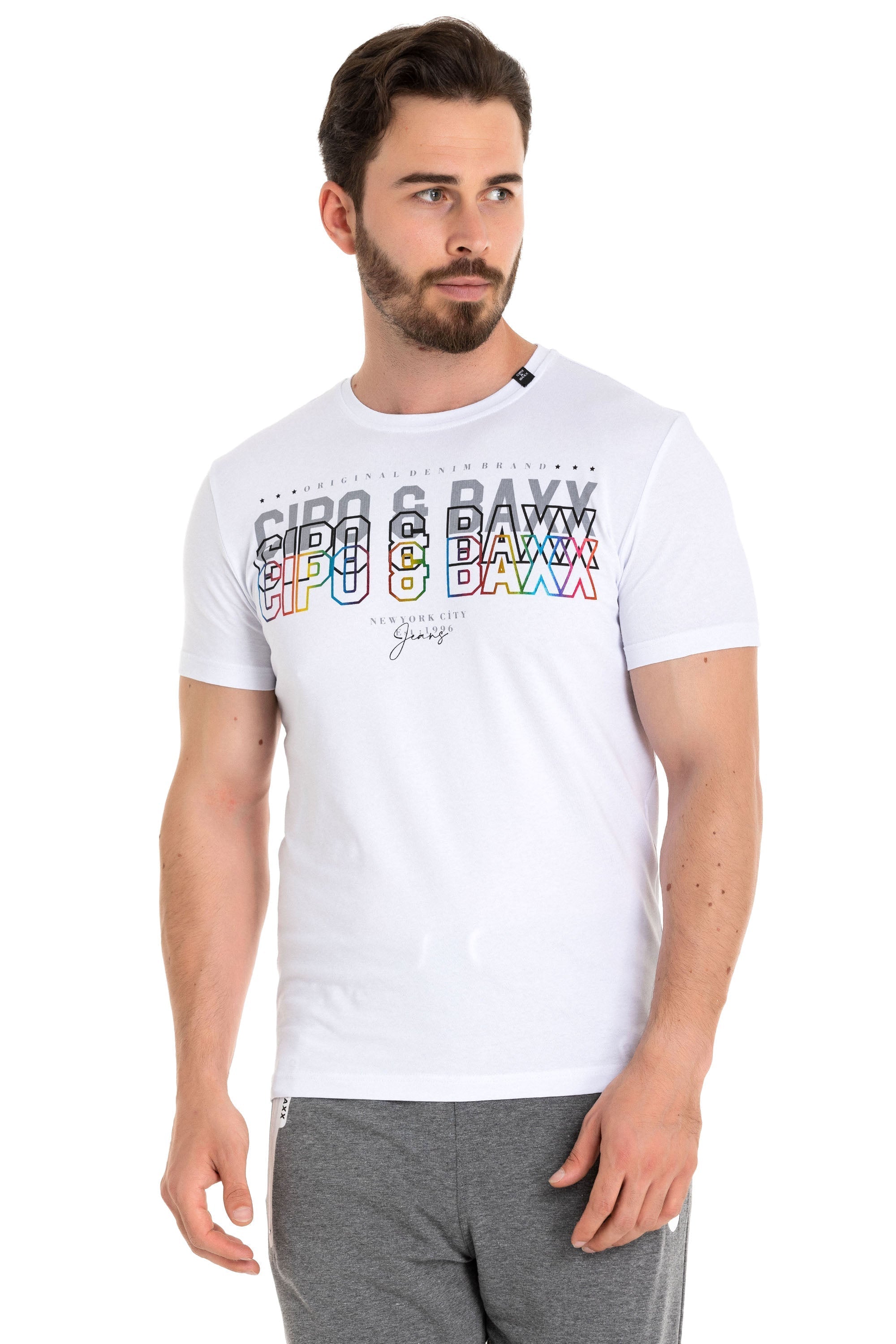 CT717 Colorful Print T-Shirt