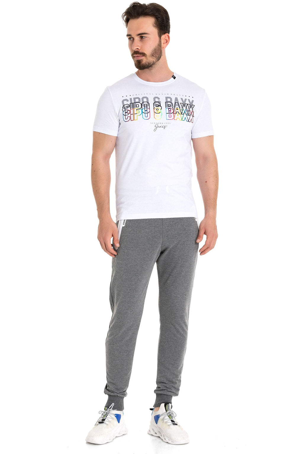 CT717 Colorful Print T-Shirt