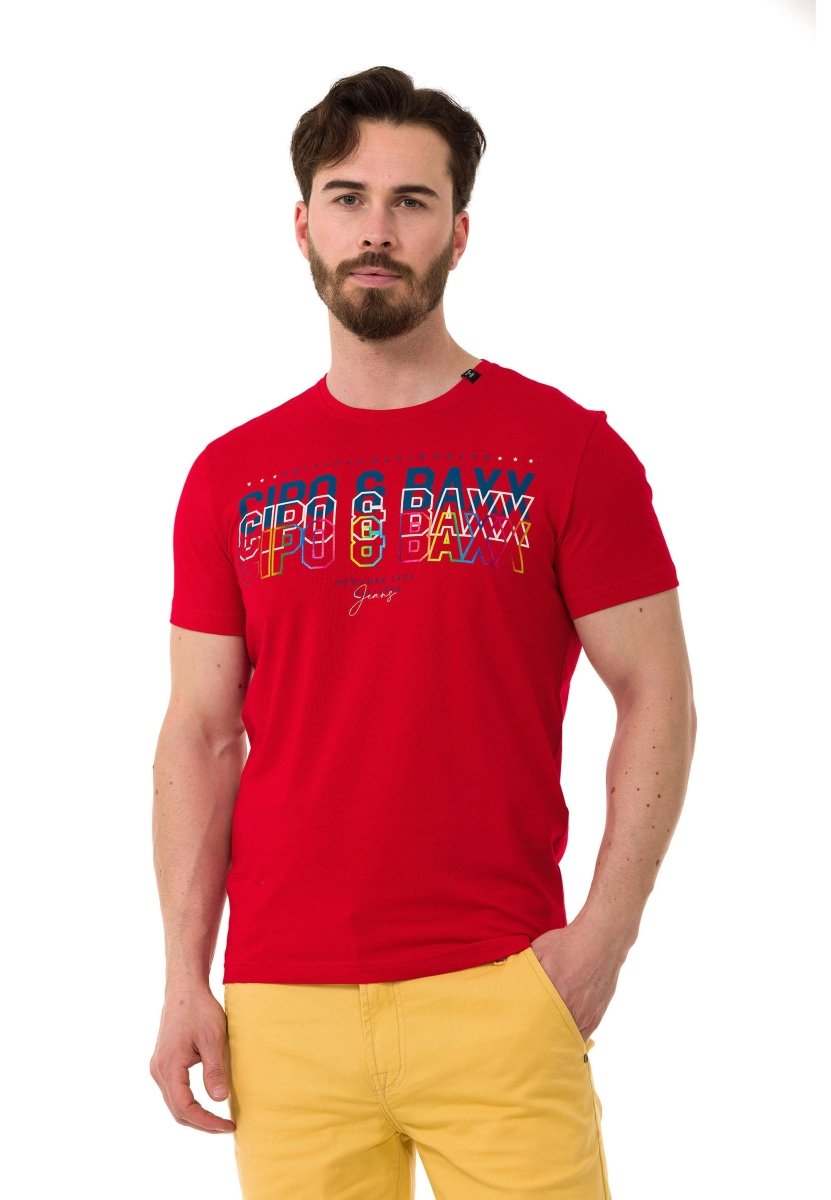 CT717 Colorful Print T-Shirt