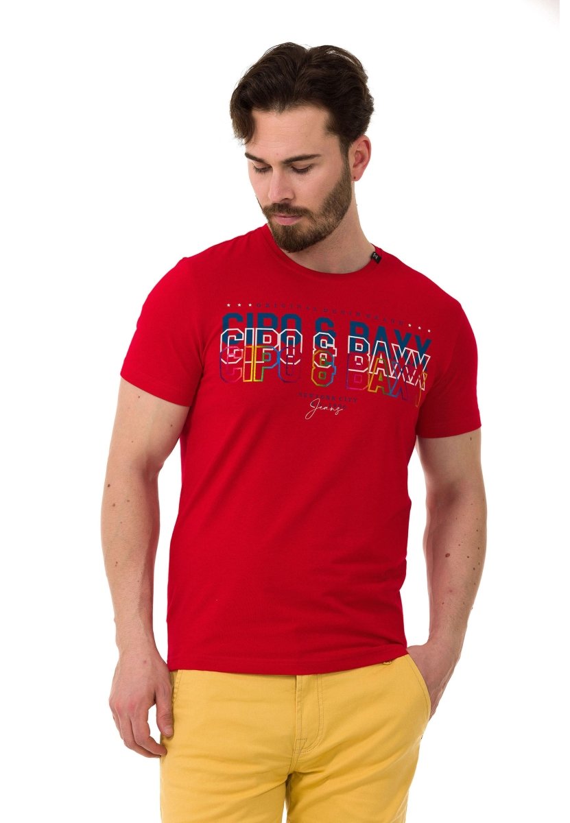 CT717 Colorful Print T-Shirt