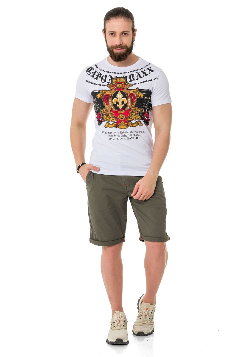 CT718 Panther Print T-Shirt